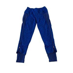 Hylete Women's Blue Nimbus Caprite Athletic Leggings - Medium